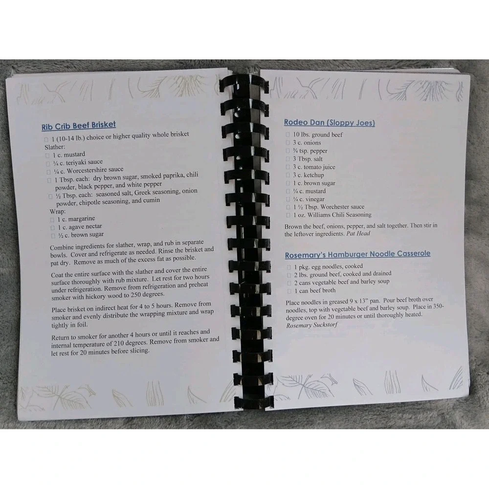 Thayer Kansas Community Cookbook‎ 2024 Spiral Local Recipe Contributions